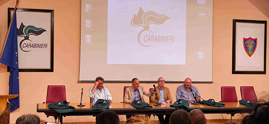 von links Ilario Treccosti, Antonio Candalise, Francesco Bloise ,Natale Carvello