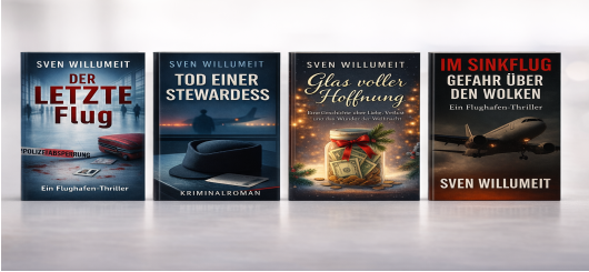 Vier spannende Romane von Sven Willumeit – von Thriller bis Weihnachtsgeschichte